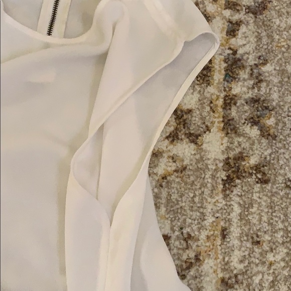 Zara Color Block Feminine Sleeveless Blouse - Picture 5 of 7